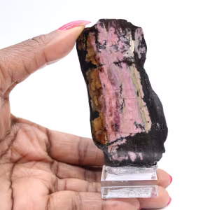 Natürlicher Rhodonit-Stein rohes und einzigartiges Mineral