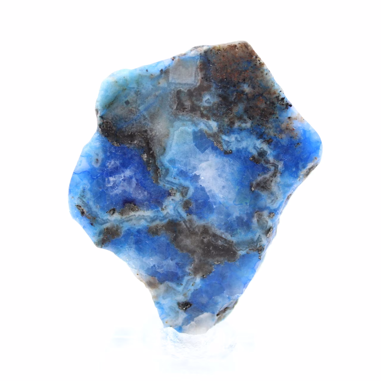 Azurit-Malachit-Scheibe für Mineralien-Sammlung