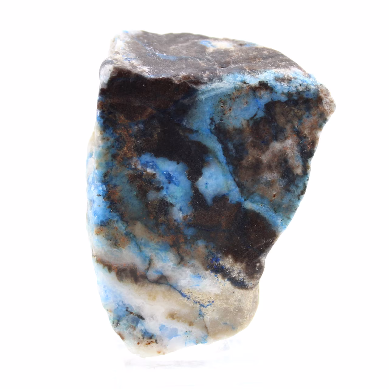 Azurit-Malachit-Scheibe für Mineralien-Sammlung