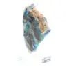 Polierte Azurit-Malachit-Scheibe hochwertiges Rohmineral - 1