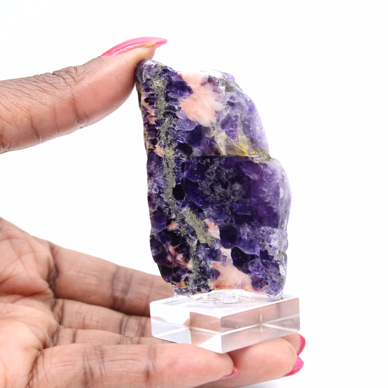 Fluorit-Pyrit-Stein rohes Mineral für Sammlung