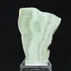 Polierte grüne Aragonit-Scheibe hochwertiges Rohmineral - 0