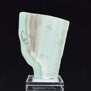 Natürliche grüne Aragonit-Stein-Scheibe