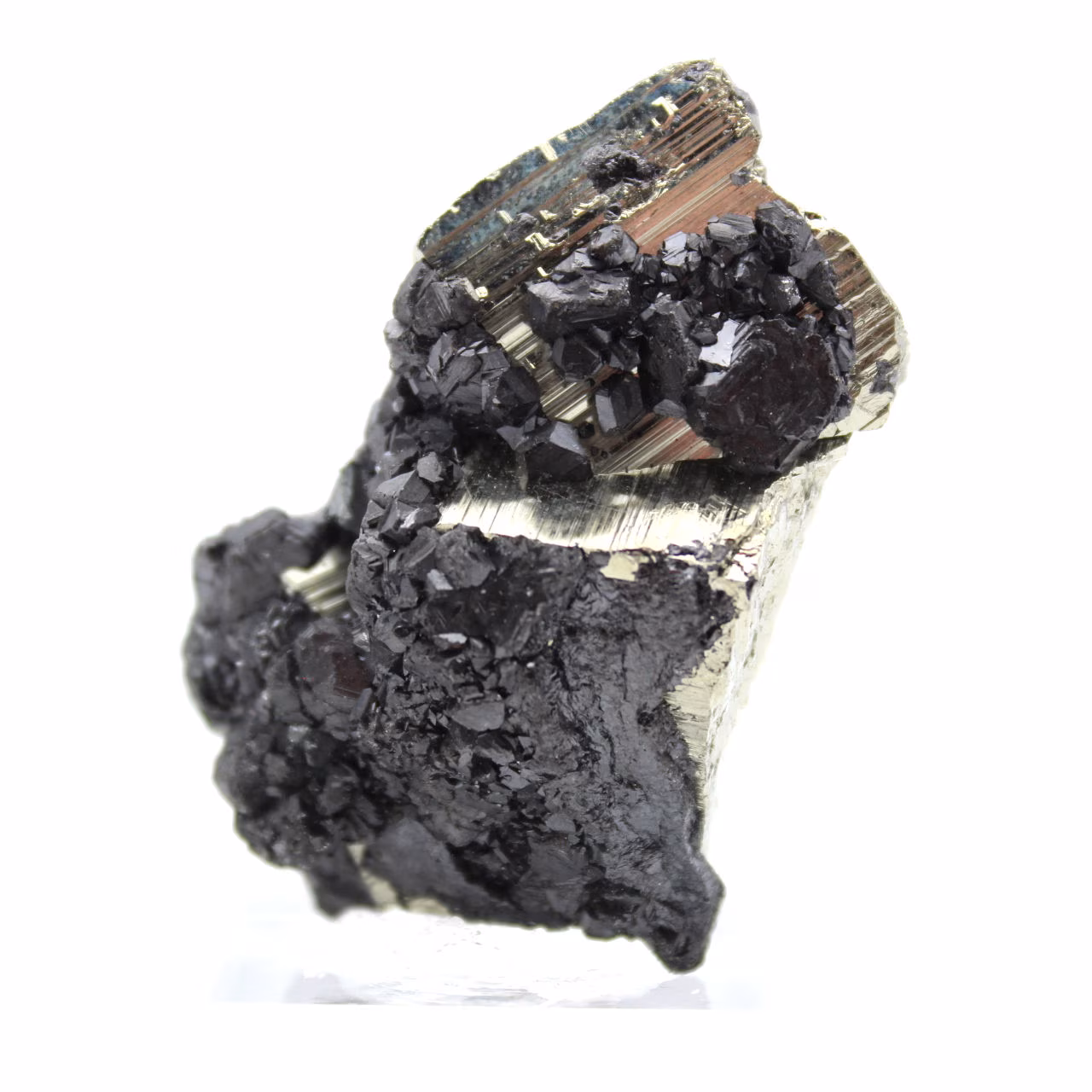 Kristalline Formation Sphalerit-Pyrit