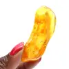 Natursteinkiesel Gelber Bernstein für Unikat - 1