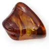 Natürlicher, polierter Bernstein-Kiesel – Fossilienexemplar aus Litauen - 2