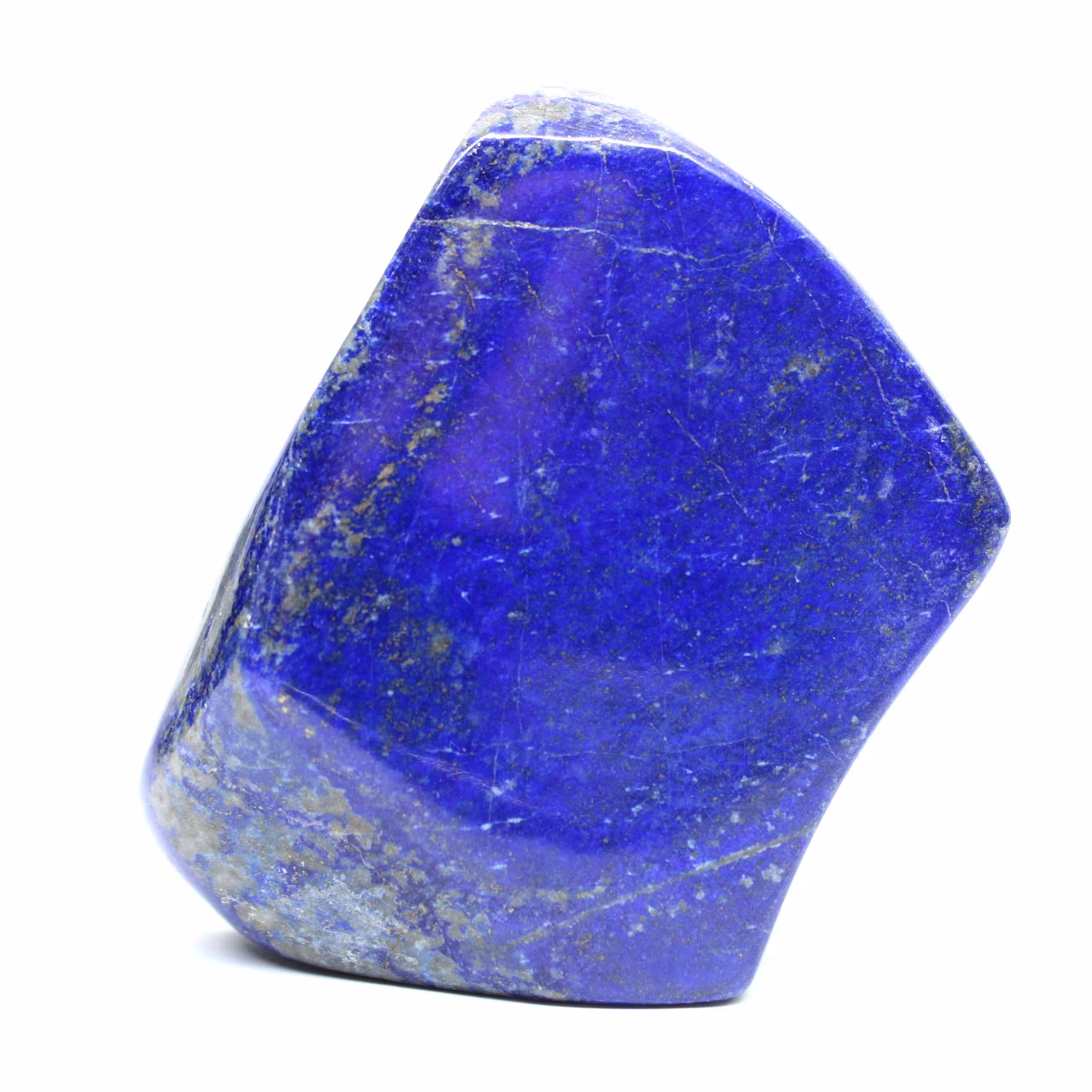 Poliertes Lapislazuli-Exemplar, afghanischer Naturstein