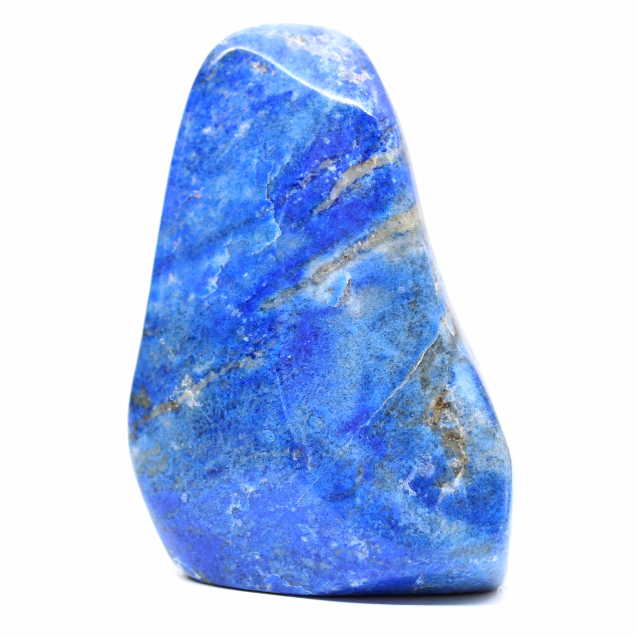 Polierter Lapislazuli-Sammlerstein, einzigartige Form