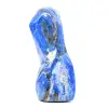 Tiefblauer Lapislazuli-Mineralienschmuck aus Afghanistan - 0