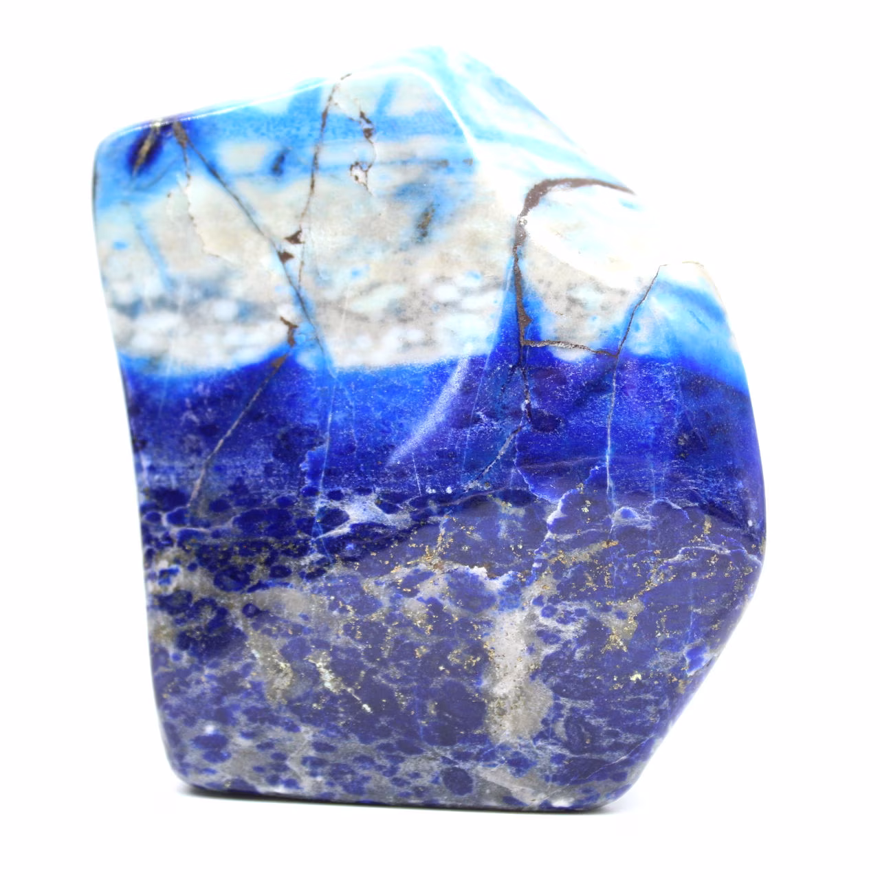 Polierter Lapislazuli-Stein, Sammlerstück, Afghanistan