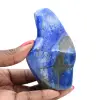 Poliertes Lapislazuli-Ornament in tiefen Farbtönen - 1