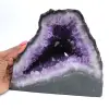  Brasilianische Amethystgeode mit violetten Kristallen für Sammler - 0
