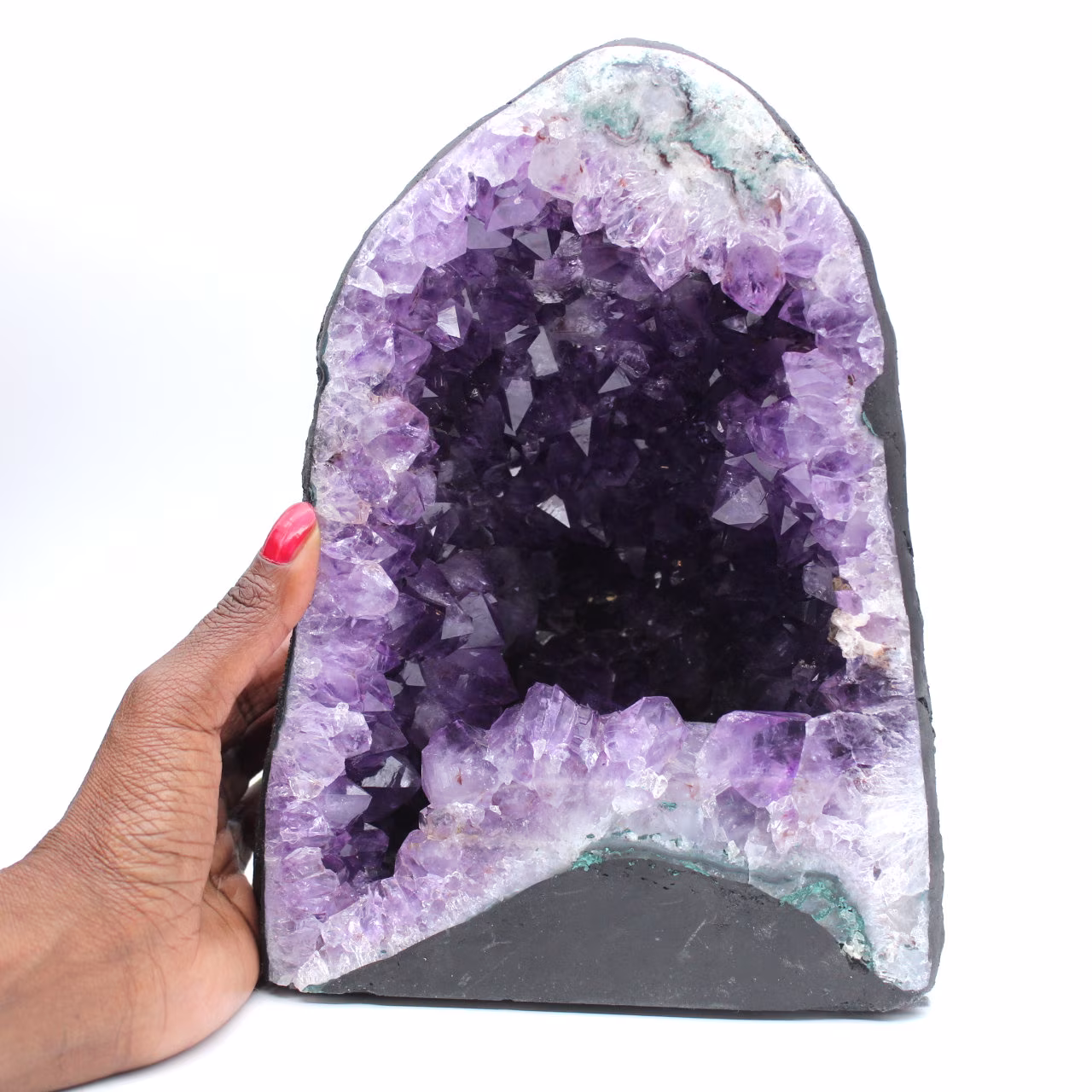  Brasilianische Amethystgeode für elegante und originelle Dekoration