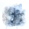 Blaues Coelestin-Exemplar mit glänzenden Kristallen - 0