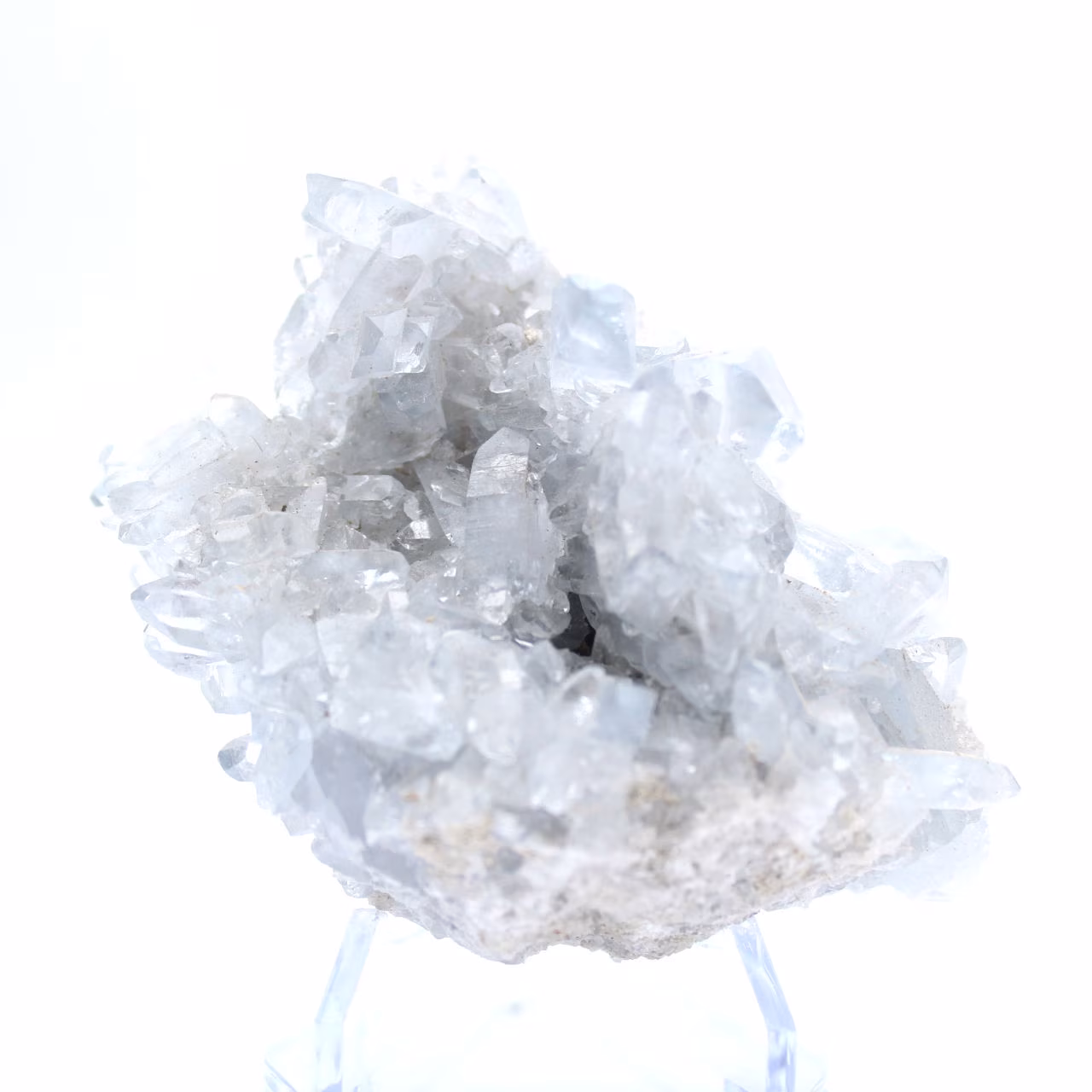 Blaue Coelestin-Geode aus Madagaskar, außergewöhnliche Qualität