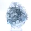 Blauer Coelestin aus Madagaskar, natürliche Geode - 0