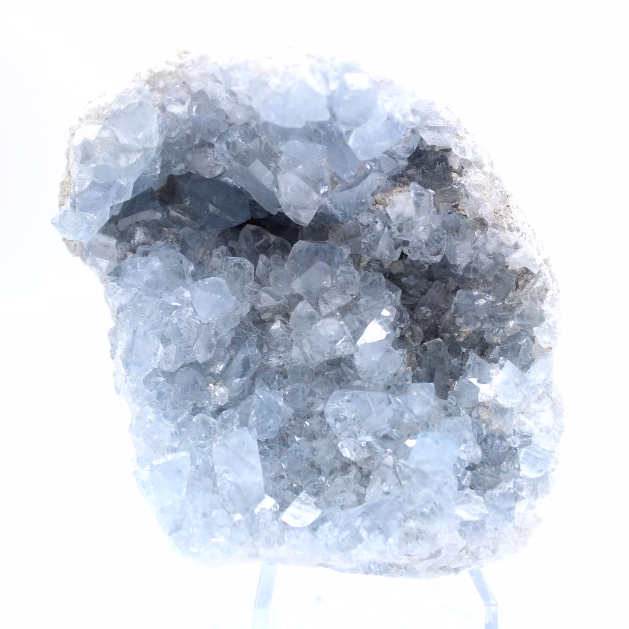 Blaue Coelestin-Kristallgeode aus Madagaskar