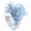 Authentische Madagaskar Blaue Coelestin Geode - 2