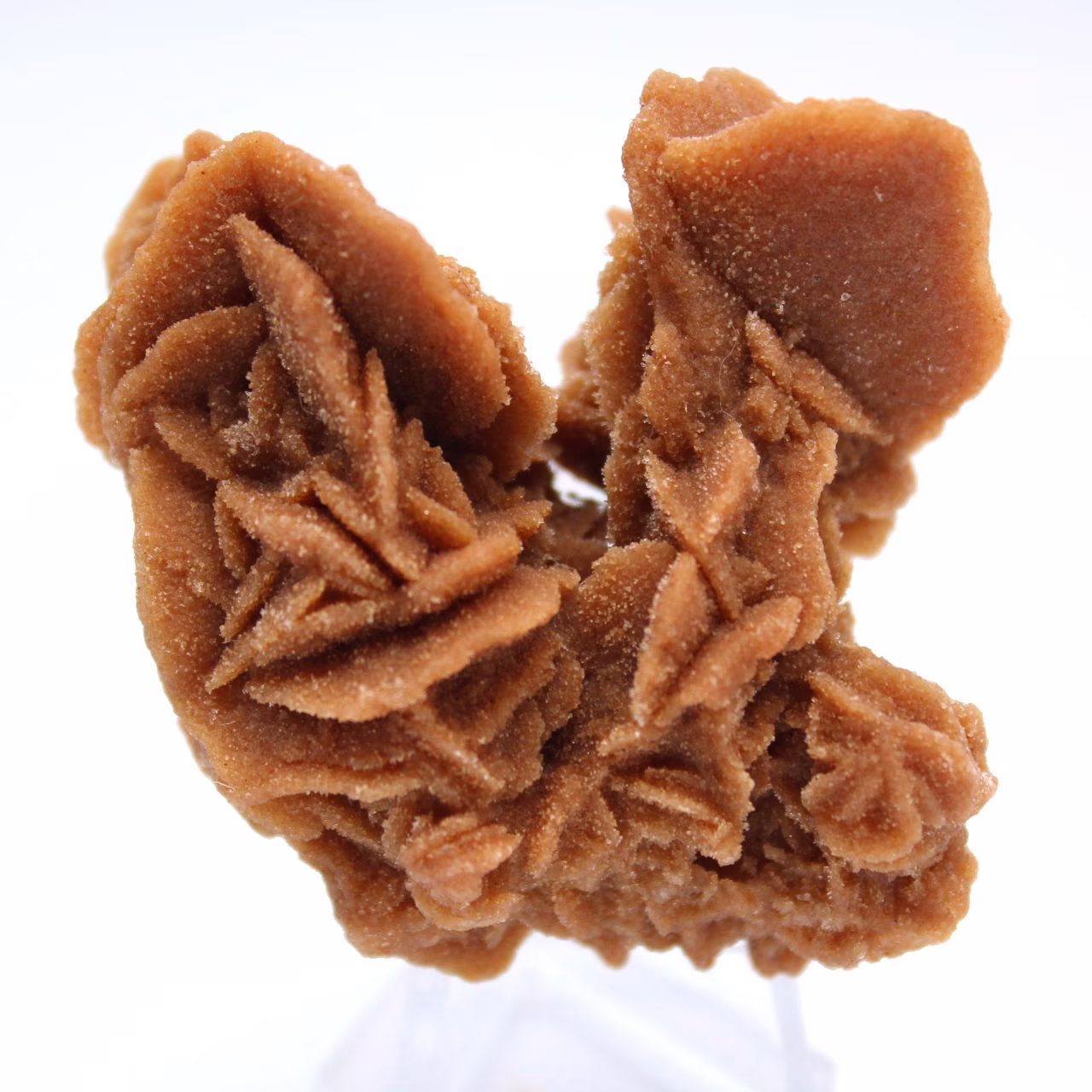 Kristalline Formation aus rosa Sand