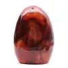 Poliertes orange-rotes Karneol-Ornament aus Madagaskar - Echtes Sammlerstück - 0