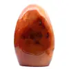 Polierter Karneol XXL Madagaskar - Authentischer rot-oranger Dekostein (Ornament) - 0