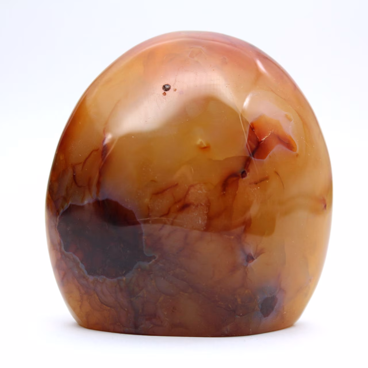 Poliertes Karneol-Miniaturornament – authentischer Naturstein aus Madagaskar (250 g)
