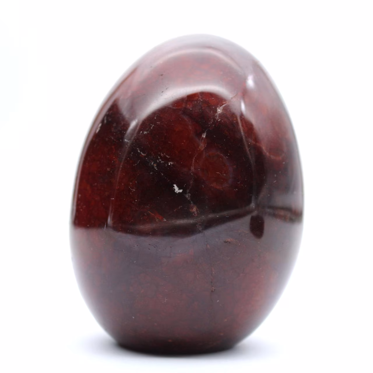 Polierter Karneol aus Madagaskar – Rot-Oranges Natursteinexemplar (Ornament)
