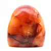 Kleines poliertes Karneol-Ornament aus Madagaskar – natürlicher Sammlerstein (490 g) - 0