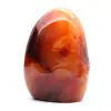 Polierter Karneol-Naturstein – dekoratives Ornament für die Sammlung (Madagaskar) - 0