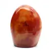 Poliertes kleines Ornament aus Karneol – natürlicher Sammlerstein (Madagaskar) - 0