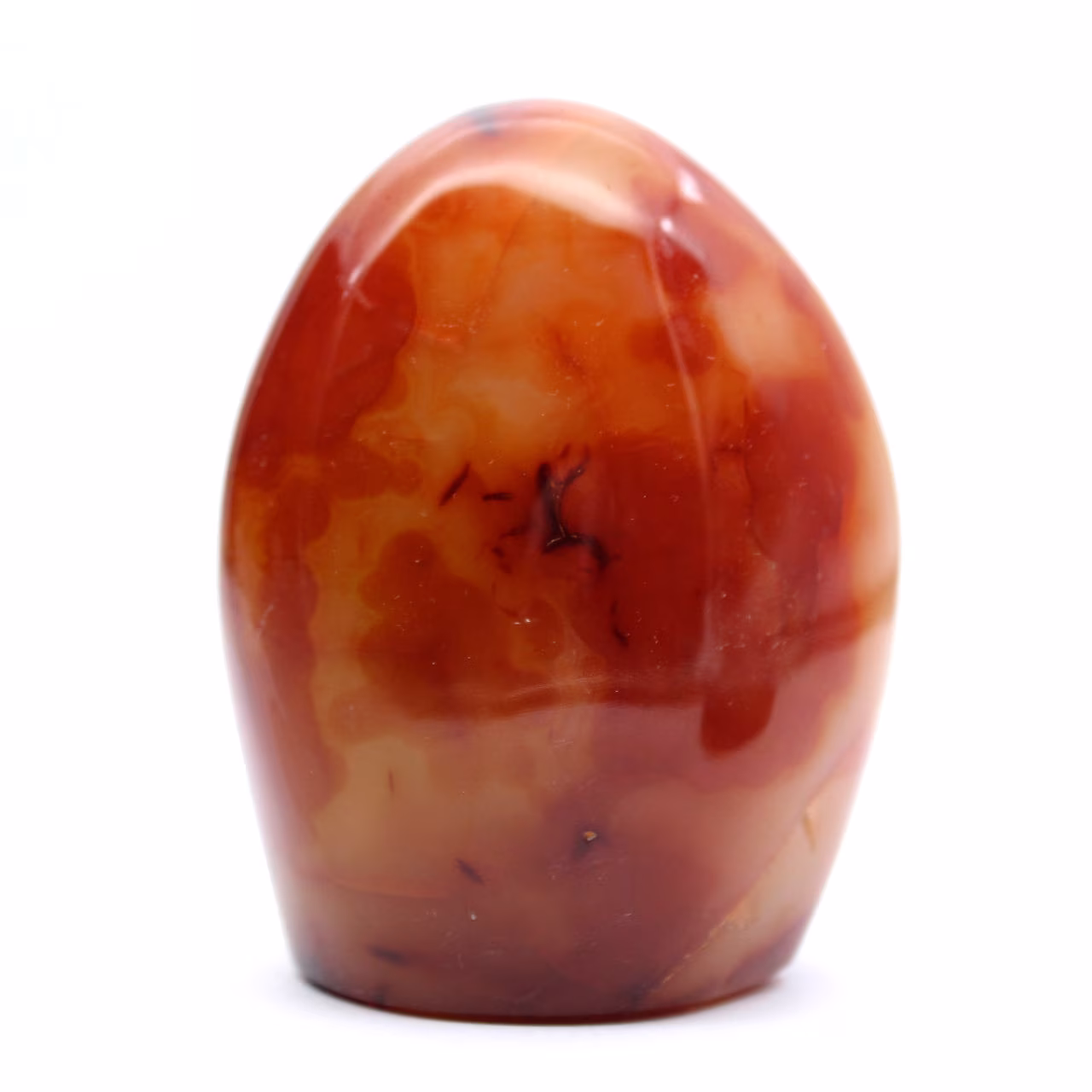Poliertes kleines Ornament aus Karneol – natürlicher Sammlerstein (Madagaskar)
