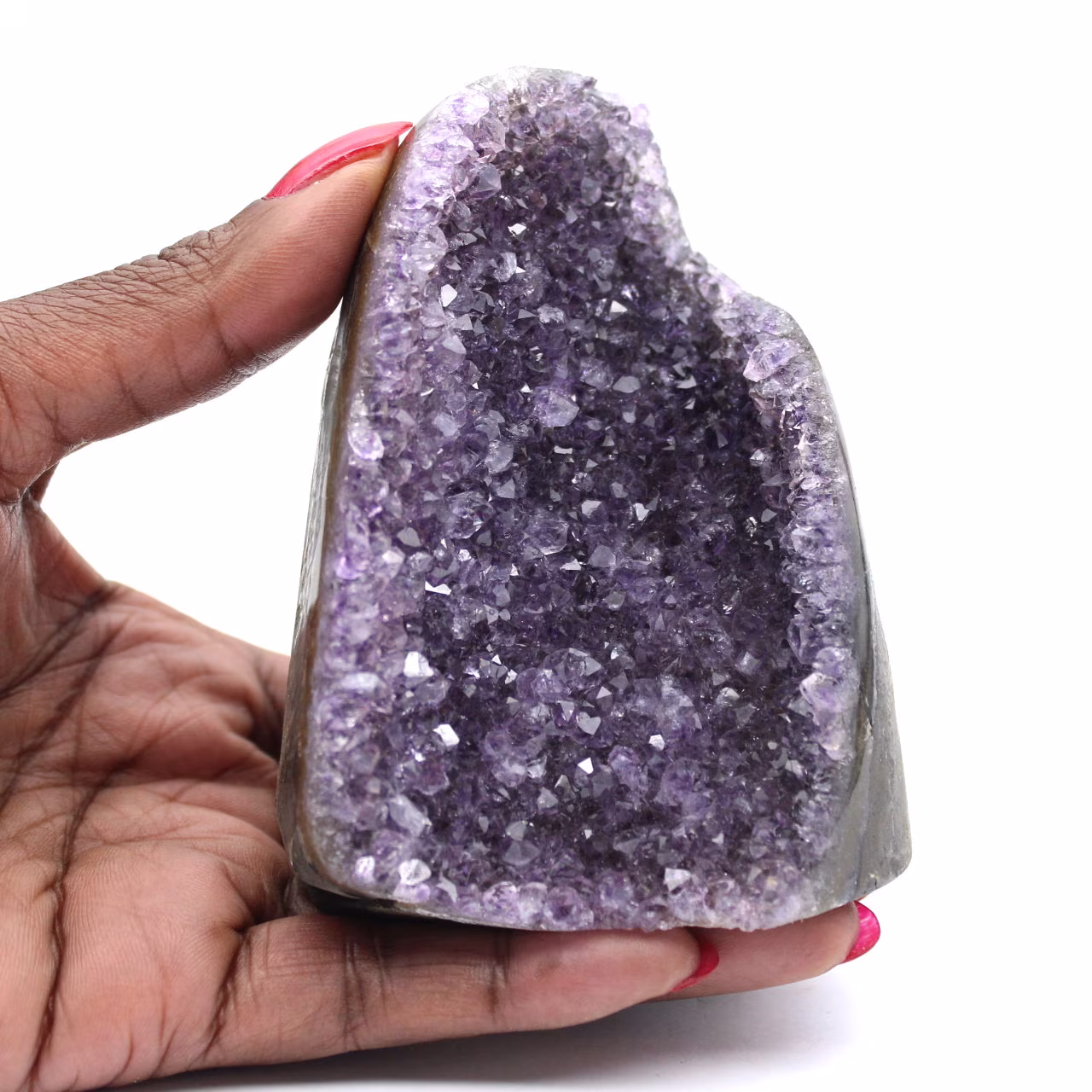 Amethyst Brasilien: Mini-Geode für Dekoration und Wissenschaft