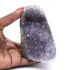 Brasilianische Amethyst-Geode: Tiefviolette Kristalle - 0