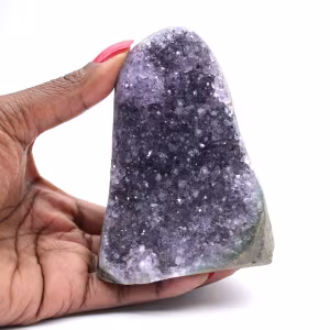 Amethyst-Exemplar Brasilien: Natürliche Kristallgeode