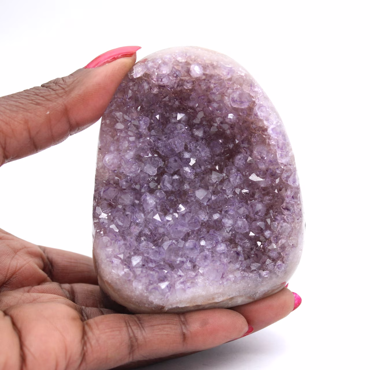 Kleine brasilianische Amethyst-Geode: Echtheit garantiert