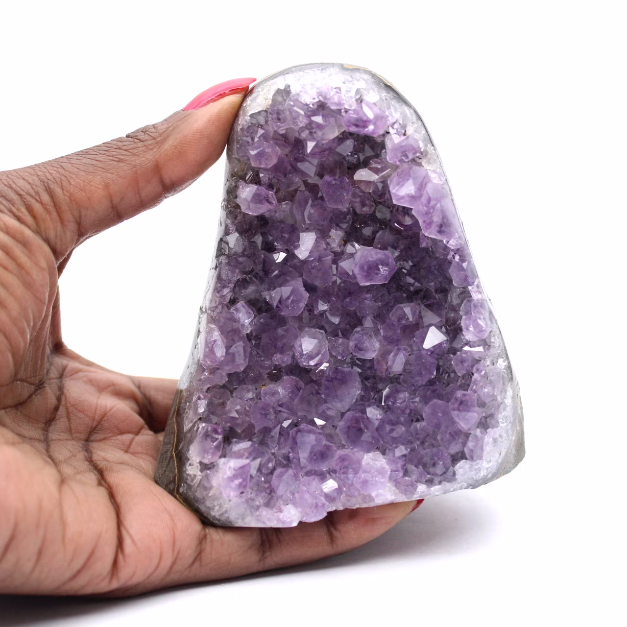 Amethyst-Druse für Sammler – Exemplar mit einzigartiger Form