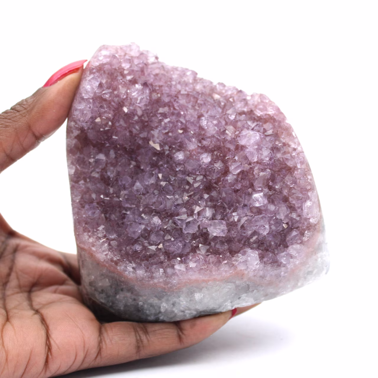 Energie-Druse-Amethyst – Natürlicher Sammlerstein