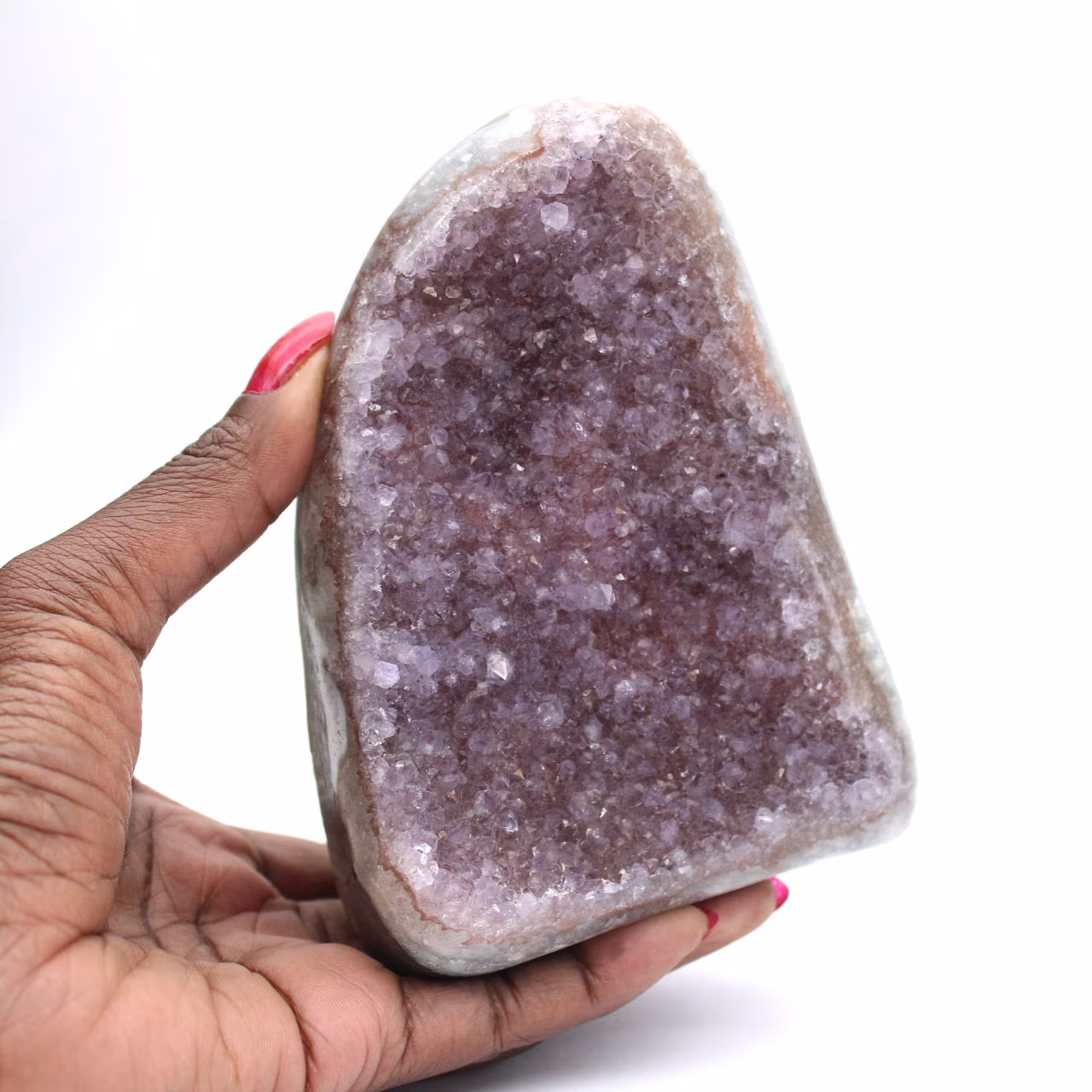 Brasilianischer Quarz-Amethyst-Druse – Stein der Harmonie