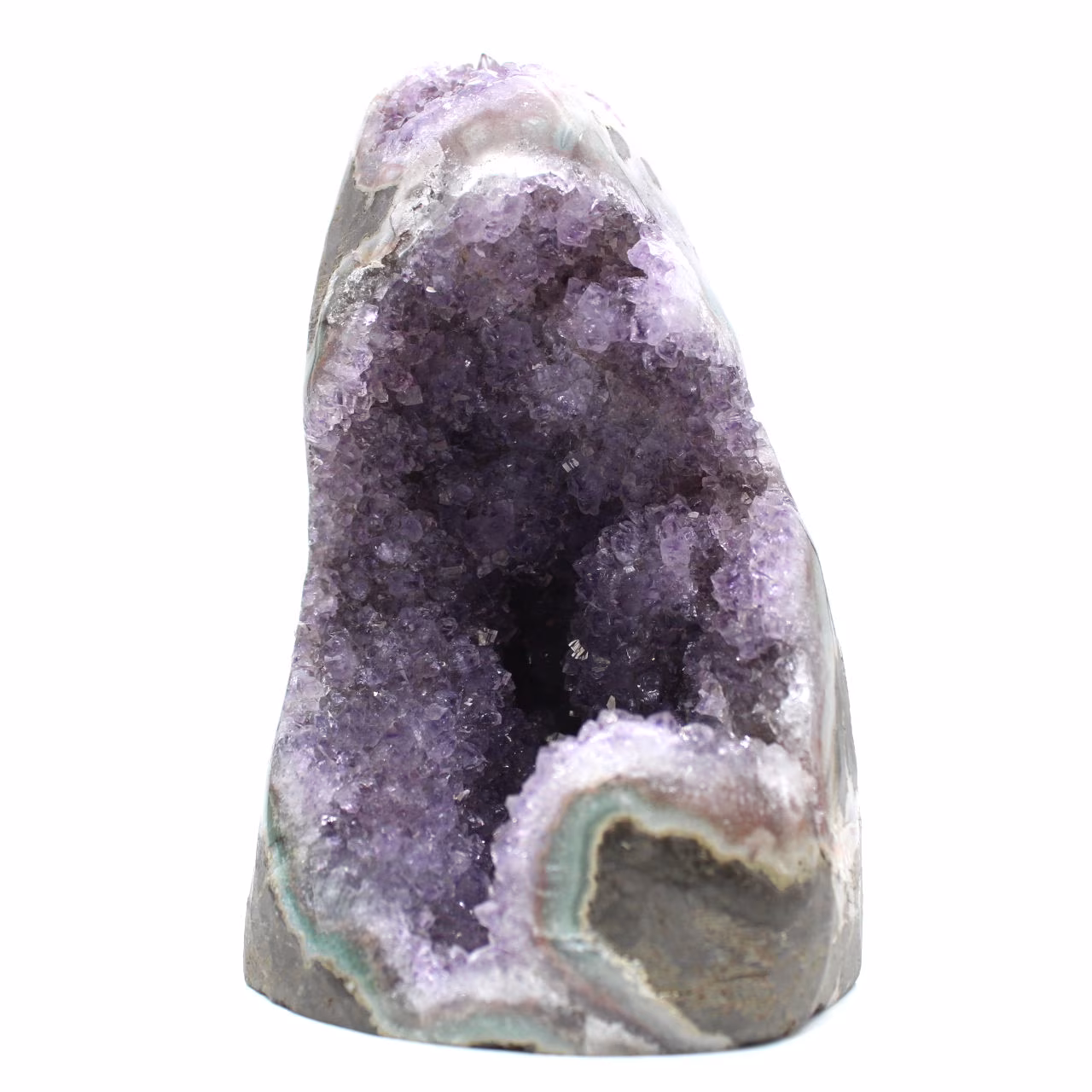 Amethystgeode Brasilien, reduziertes Format