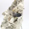 Glimmer und schwarzer Turmalin auf afghanischem Quarz - 9