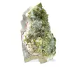 Grüne Epidotkristalle aus Marokko auf Wirtsgestein - 5