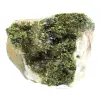 Grüne Epidotkristalle auf Matrix aus Marokko - 1