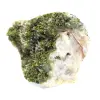 Grüne Epidotkristalle auf Matrix aus Marokko - 2