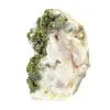 Grüne Epidotkristalle auf Matrix aus Marokko - 3
