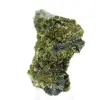 Grünes Epidot aus Marokko auf dünner Matrix - 1