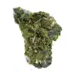 Grünes Epidot aus Marokko auf dünner Matrix - 2