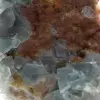 Natürlicher grüner Fluorit: Probe auf Gestein zur Sammlung - 7