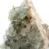 Grünes Fluorit-Mineral: Kristalle auf Matrix zur Dekoration - 2