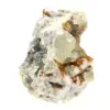 Rohfluorit aus Marokko: Großer grüner Kristall auf Wirtsgestein - 2