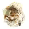 Rohfluorit aus Marokko: Großer grüner Kristall auf Wirtsgestein - 4